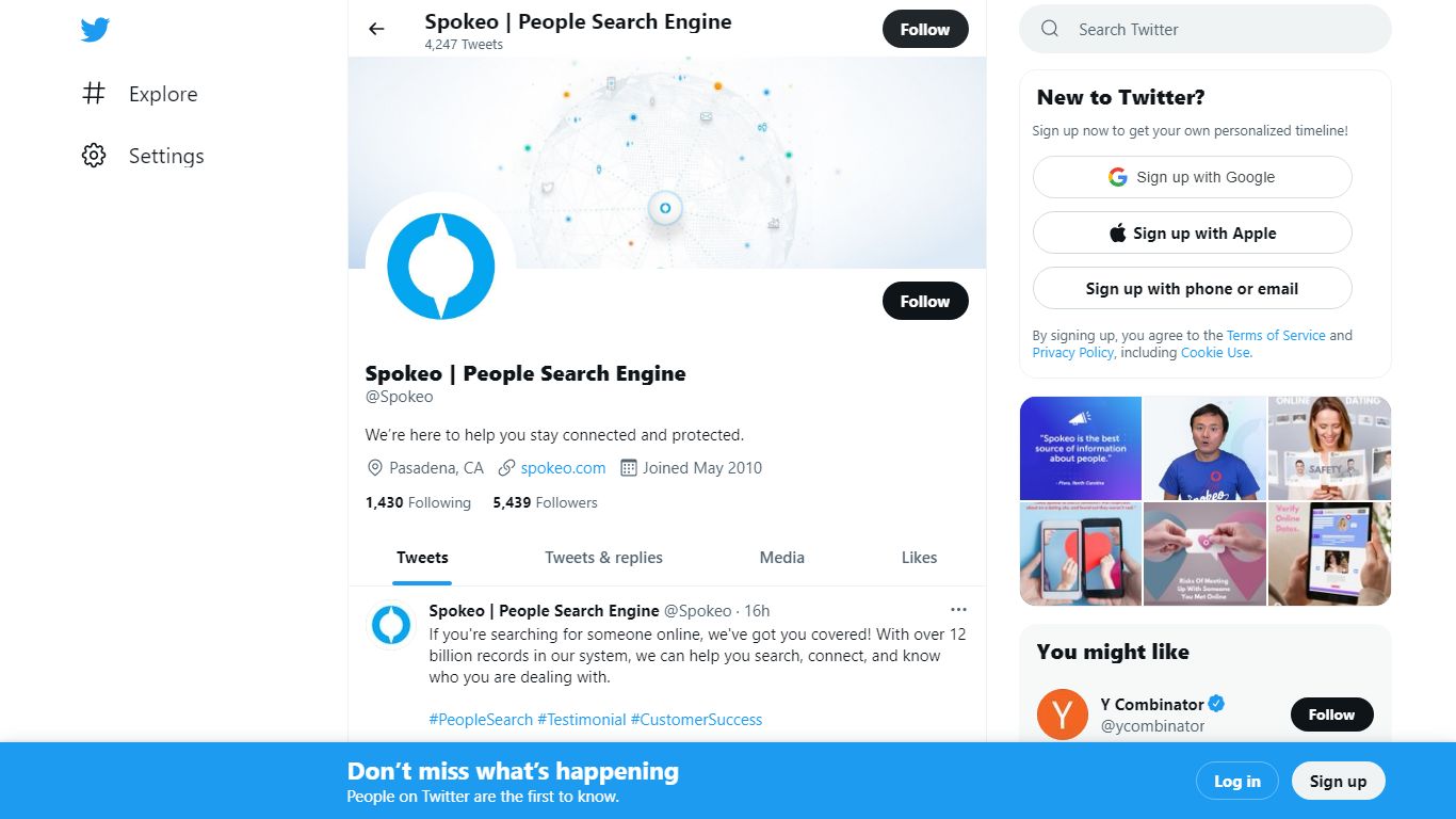 Spokeo | People Search Engine (@Spokeo) / Twitter